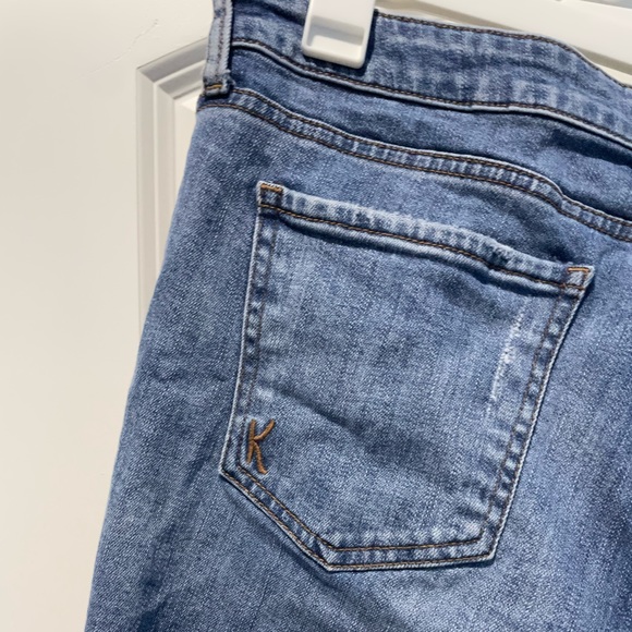 KUT From The Kloth Blue Jean Shorts Size 14 - Picture 4 of 6
